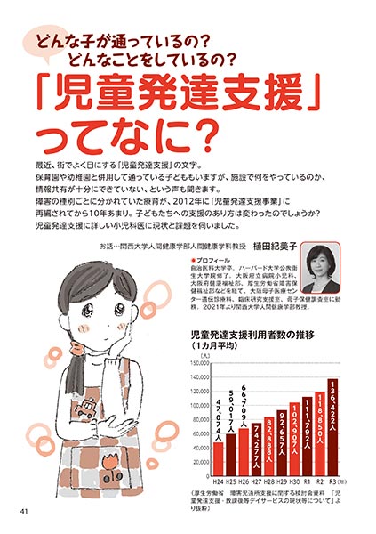 どんな子が通っているの？ どんなことをしているの？ 「児童発達支援」ってなに？（イラスト…おがきゆか）